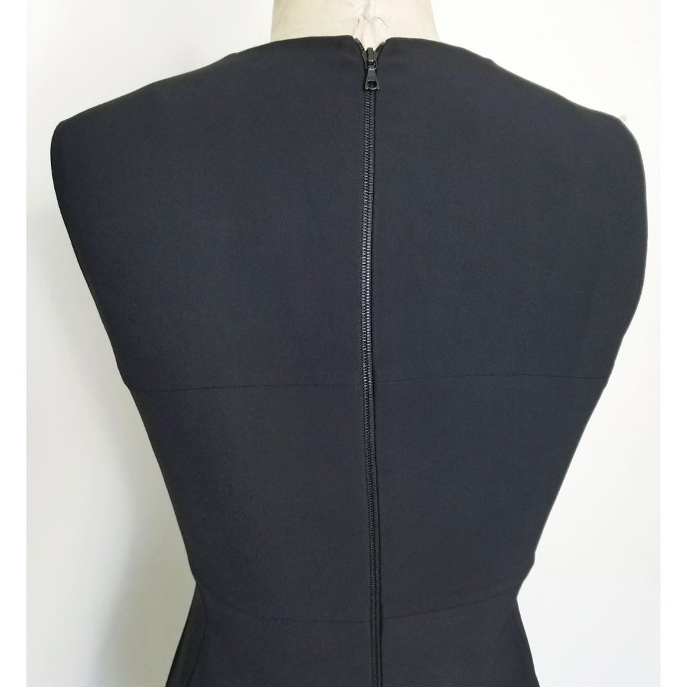 Narciso Rodriguez Womens Stretch Black Dress Designer Sheath Bodycon Dress 40 - Picture 8 of 9